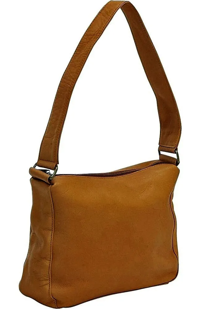 Le Donne Leather Top Zip Hobo