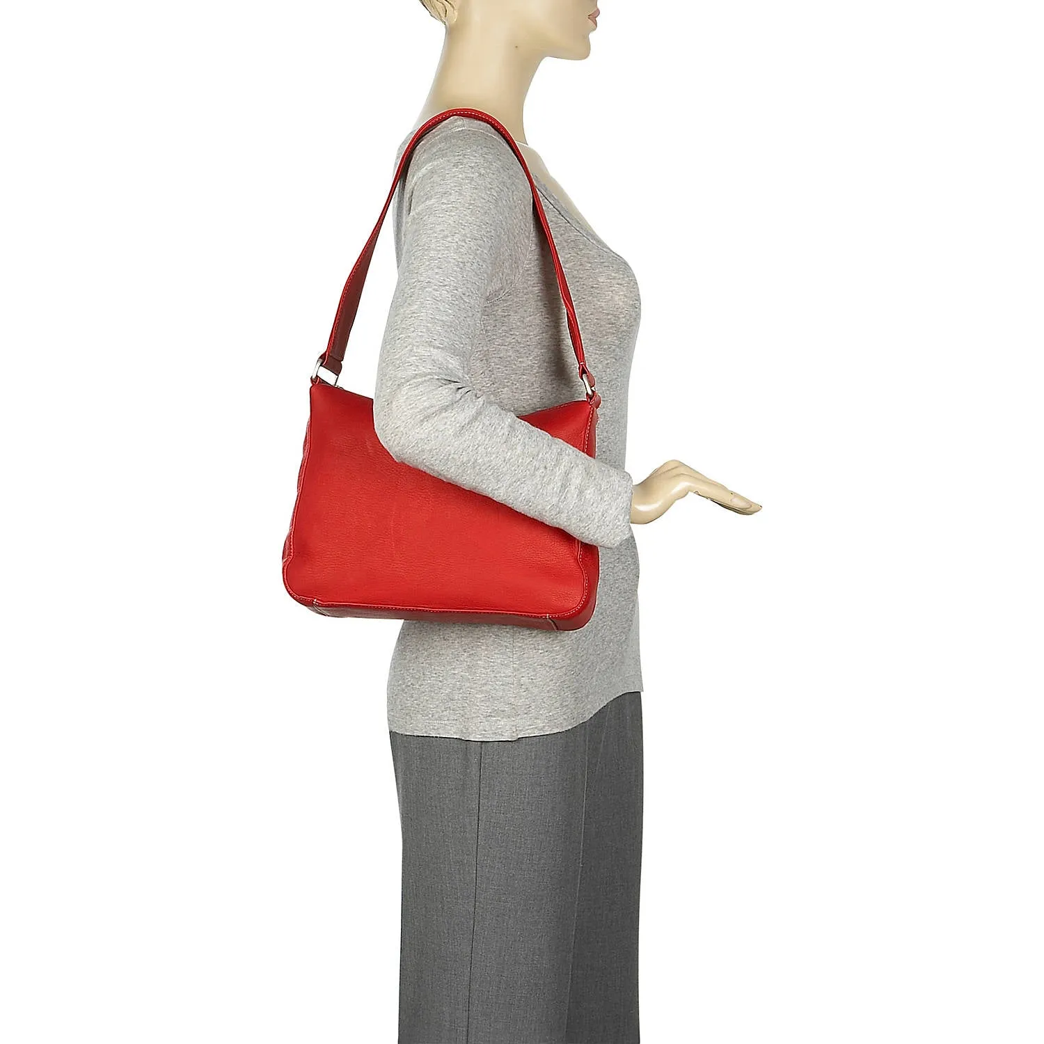 Le Donne Leather Top Zip Hobo