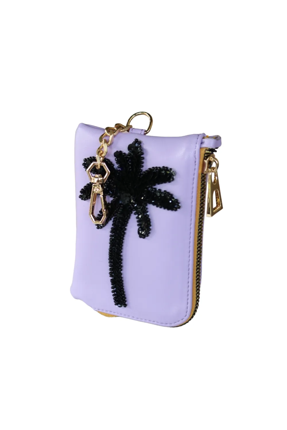 Lila Palm Purse in Cactus