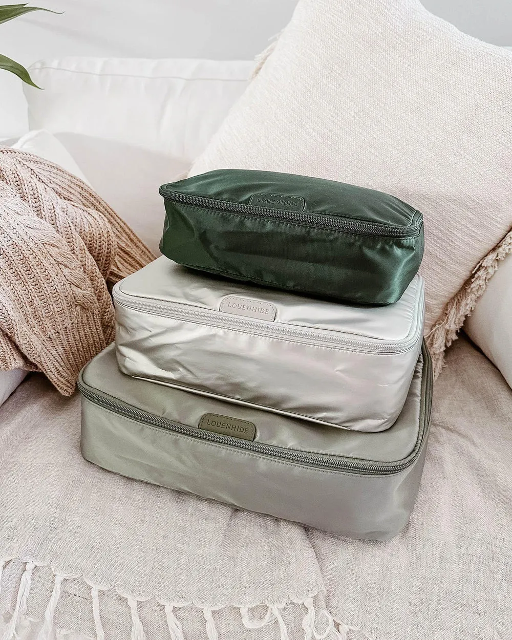 LouenHide - Madras 3 Piece Packing Cube Set