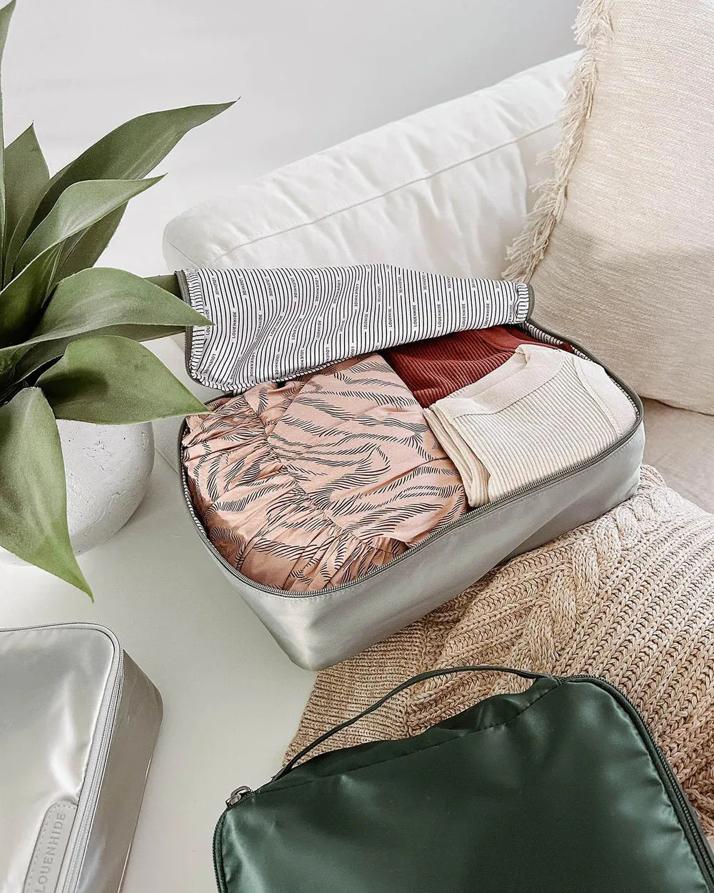 LouenHide - Madras 3 Piece Packing Cube Set