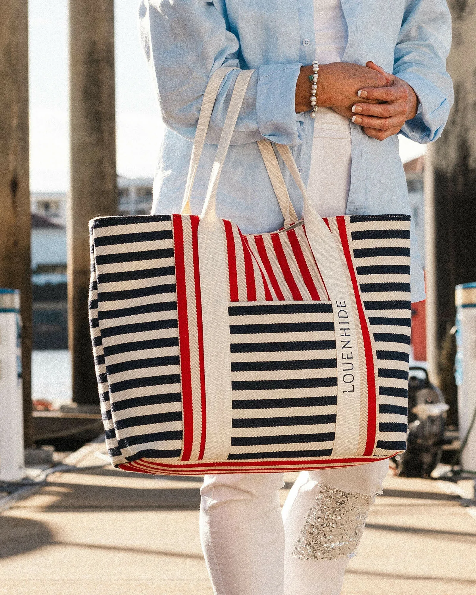LouenHide - Sorrento Canvas Beach Bag