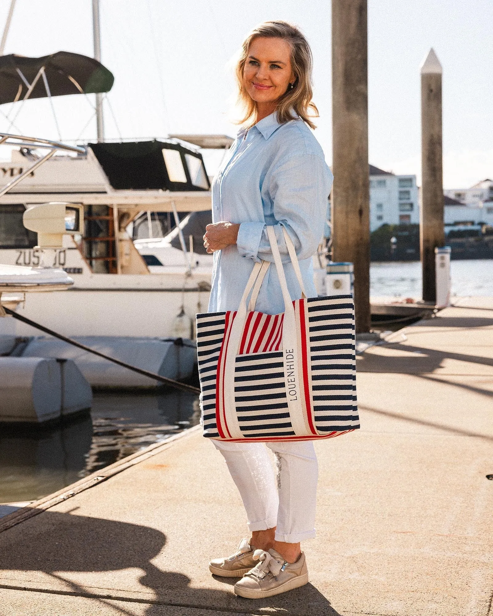 LouenHide - Sorrento Canvas Beach Bag