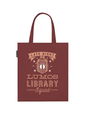 Lumos Library Squad tote bag