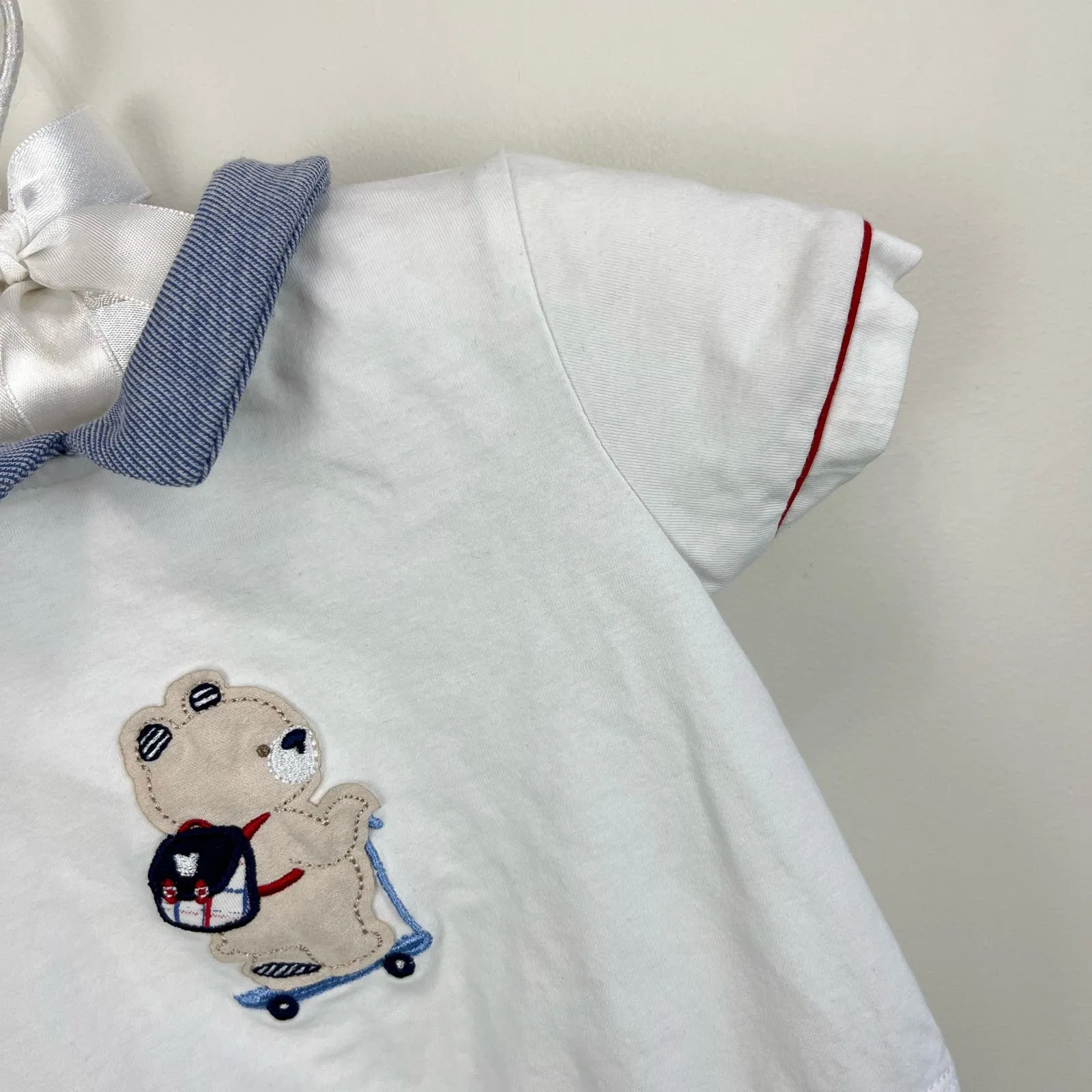 Mayoral Applique Bear Playsuit 2-4 Months