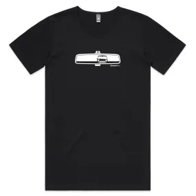 Medium Black Mini Rearview Mens Scoop Neck T-Shirt - WAREHOUSE