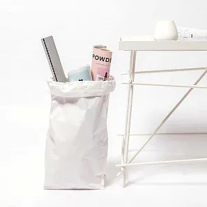 Medium White Block Bottom Bag