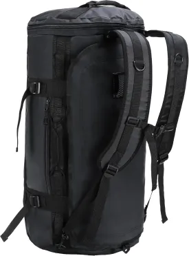 MIER Large Duffel Backpack Sports Gym Bag with Shoe Compartment, Heavy Duty and Water Resistant, Black, 60L