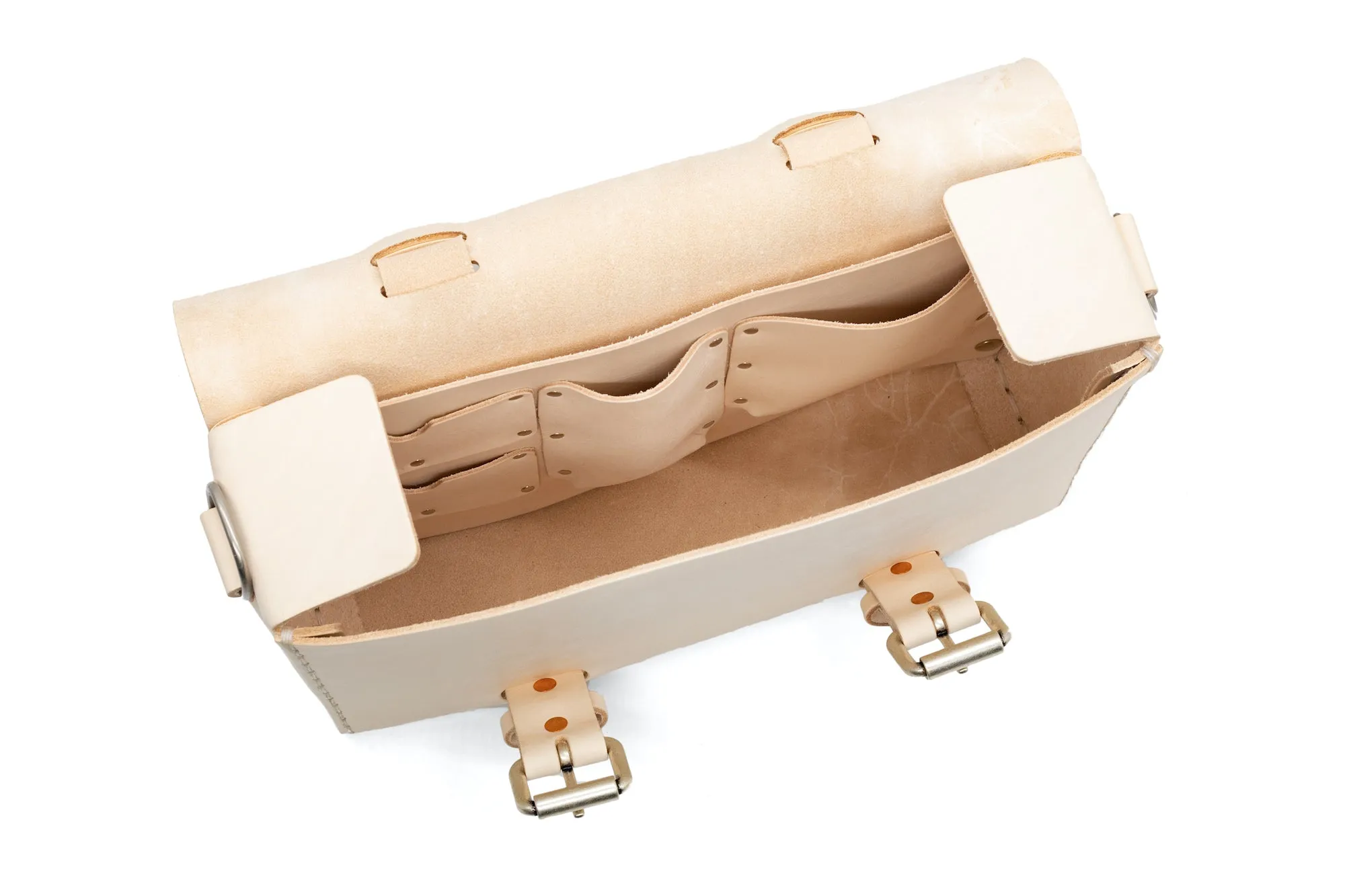 No. 4313 - Minimalist Leather Satchel