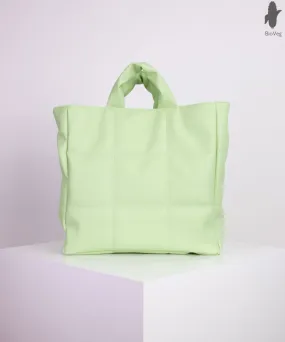 nuuwaï - Vegan Quilted Handbag - LINN pistachio green
