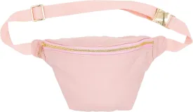 Nylon Fanny Pack, Fashion Waist Pack Bag, Adjustable Fanny Bag, for Women, Men, and Kids (Dark Pink)