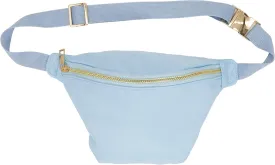Nylon Fanny Pack, Fashion Waist Pack Bag, Adjustable Fanny Bag, for Women, Men, and Kids (Ice Blue)