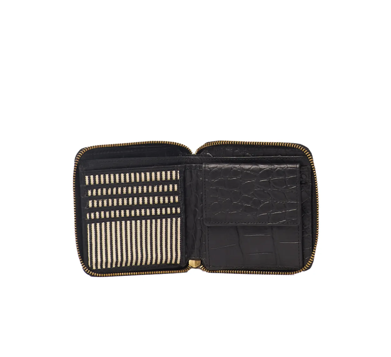 O My Bag - Sonny Square Wallet Black Croco