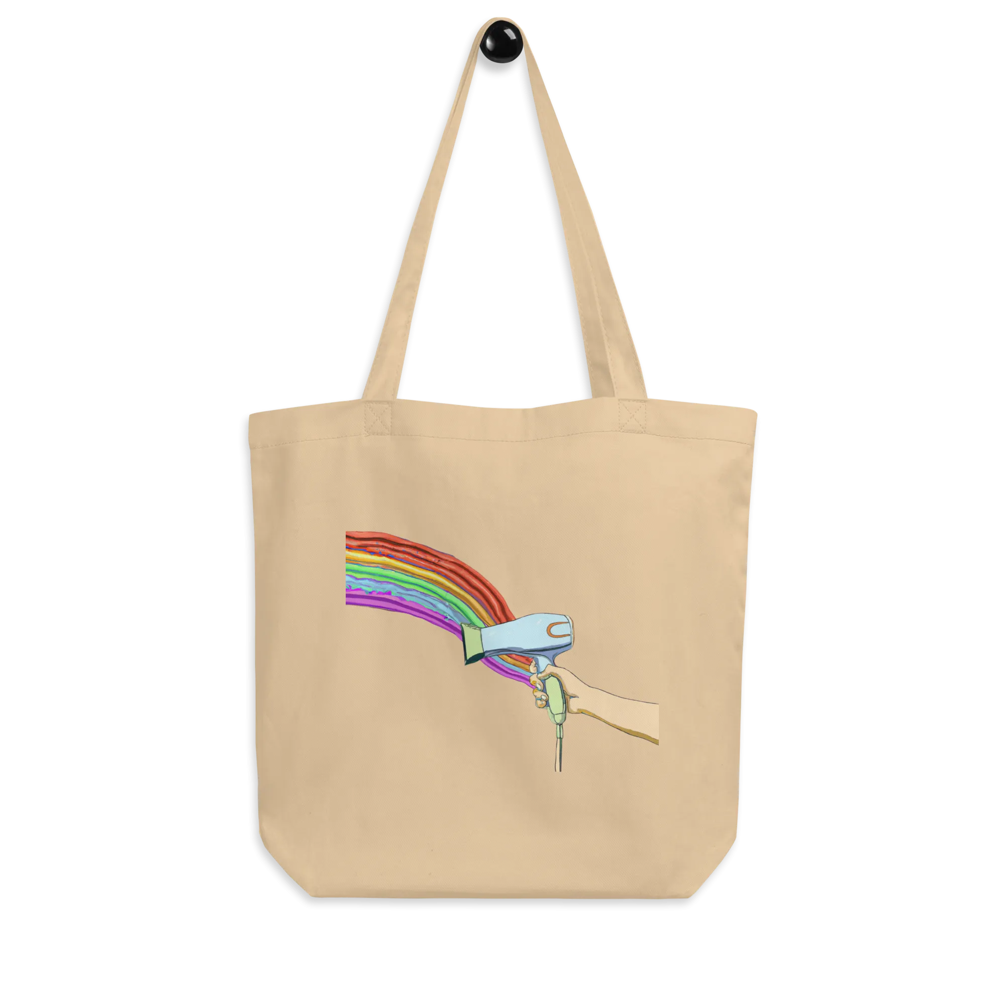 Proud Stylist Rainbow Blowdryer Eco Tote Bag