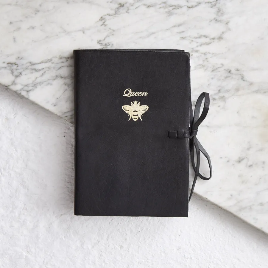 Queen Bee Leather Notebook
