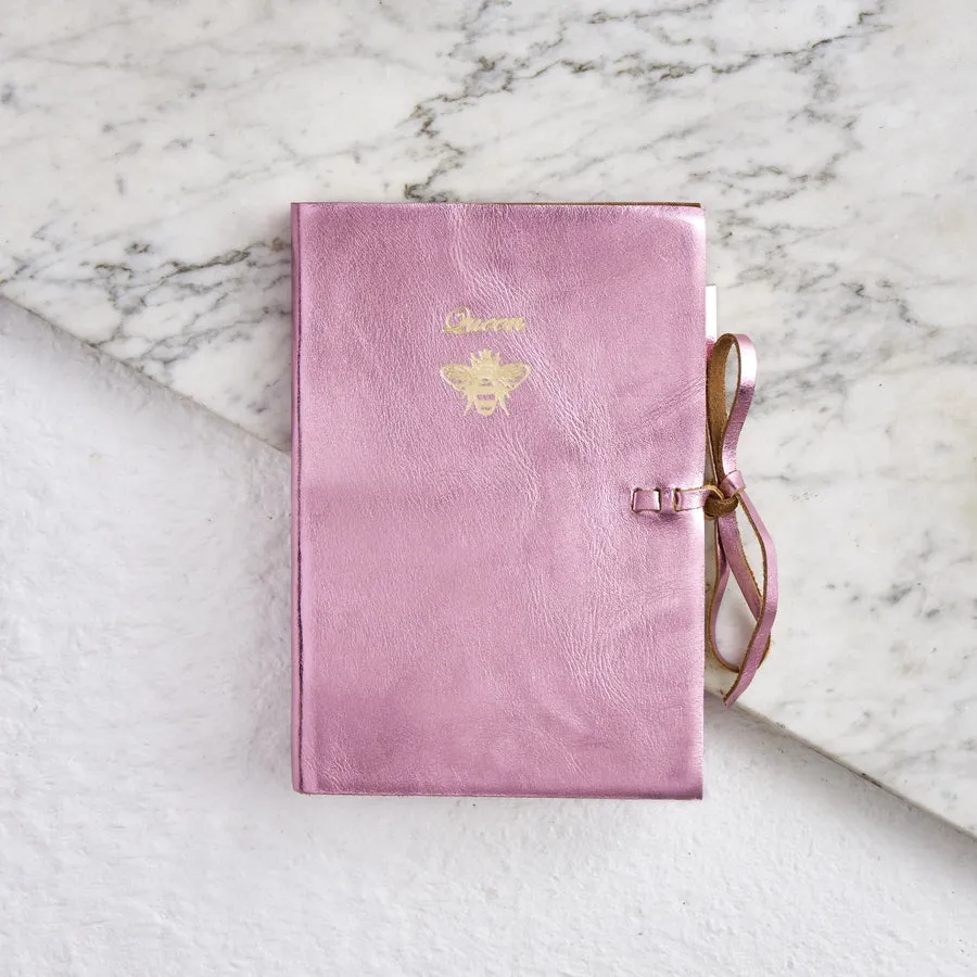 Queen Bee Leather Notebook