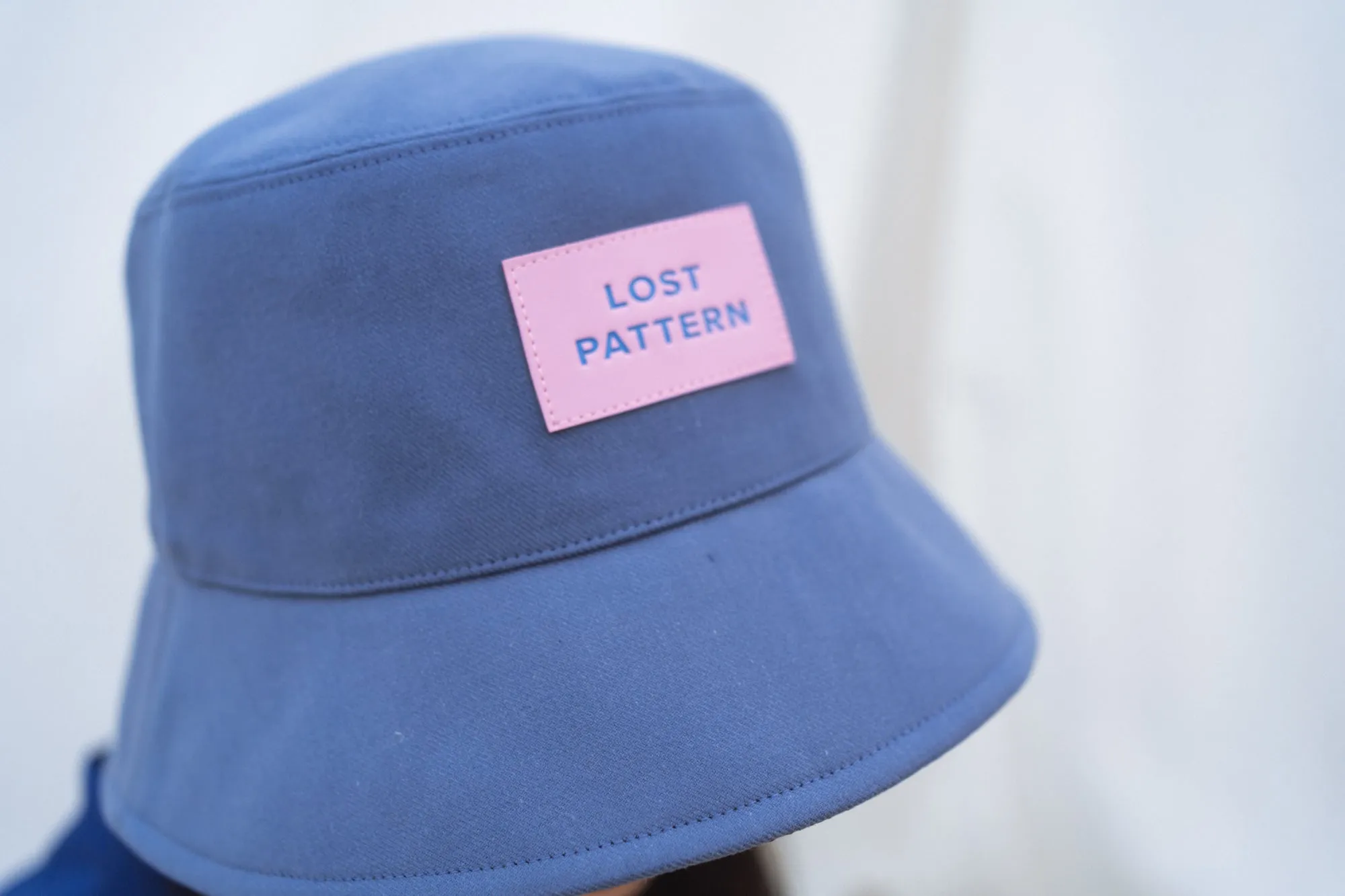 "Forest" Cotton Reversible Bucket Hat - Blue