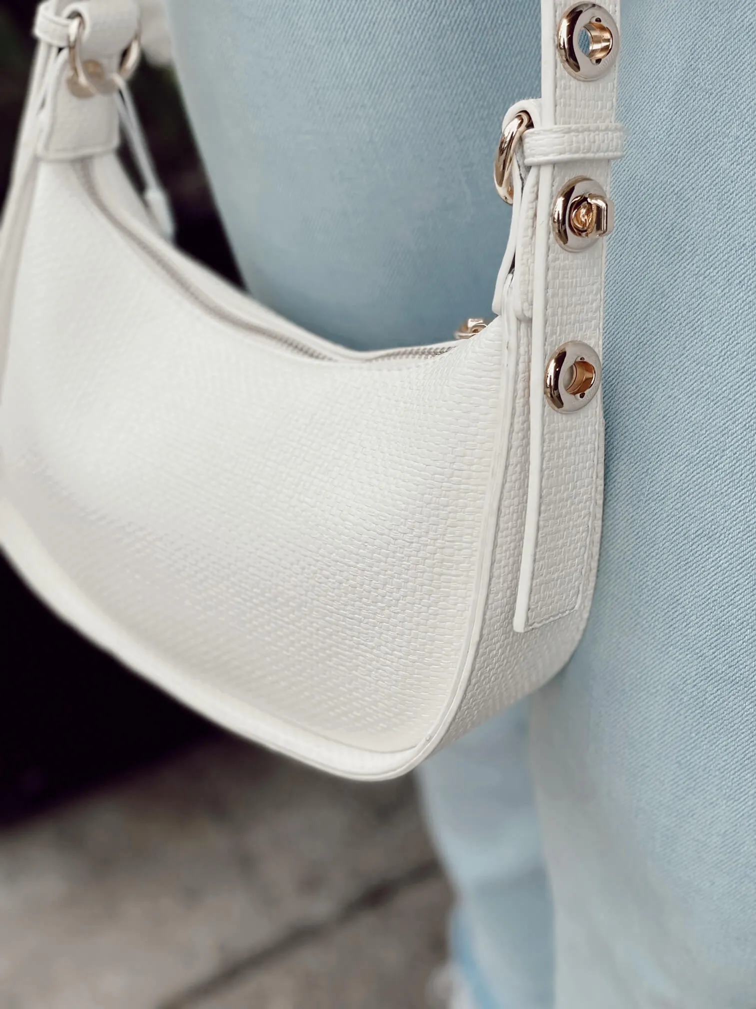 Rhoda White Shoulder Bag