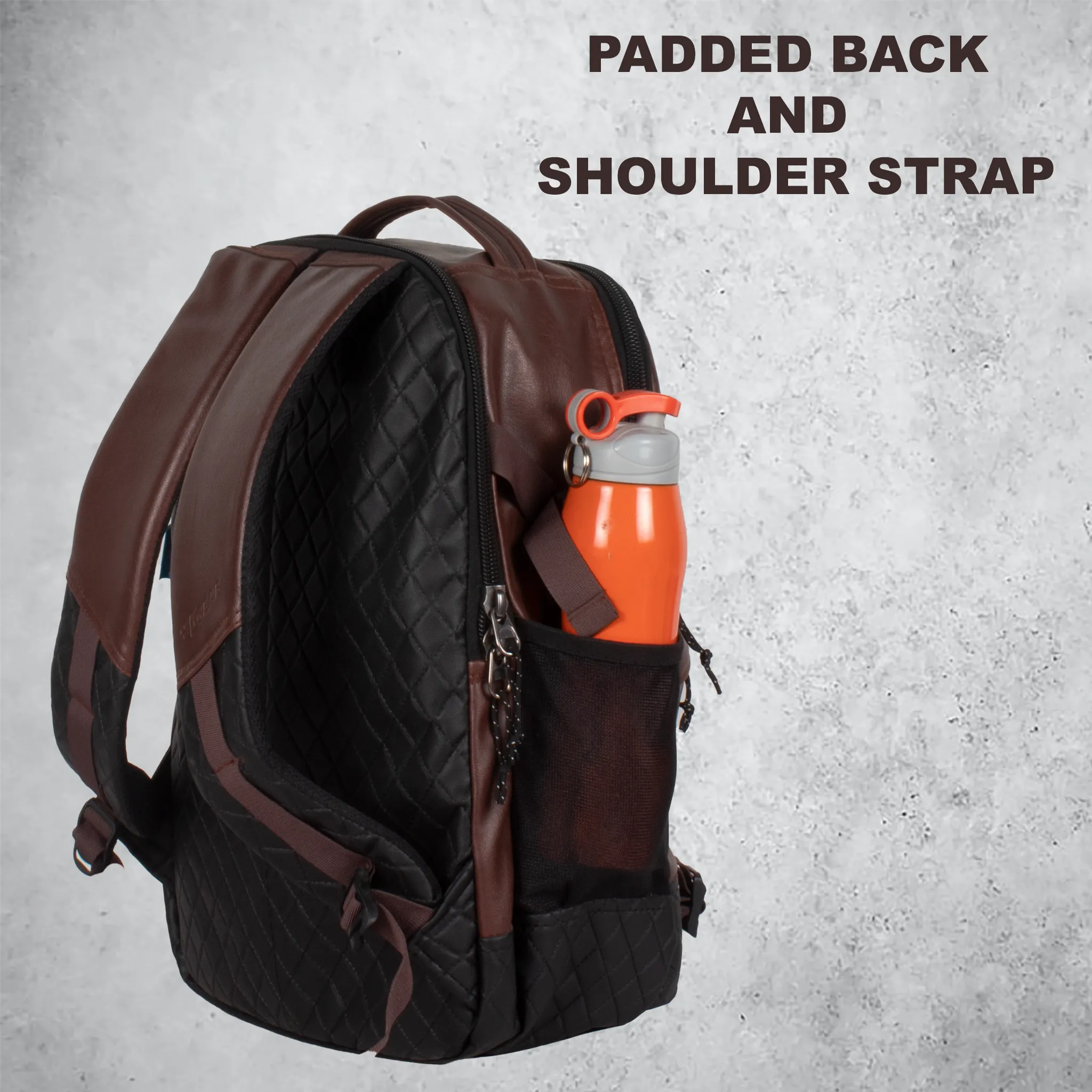 Sedna 27L Brown Laptop Backpack