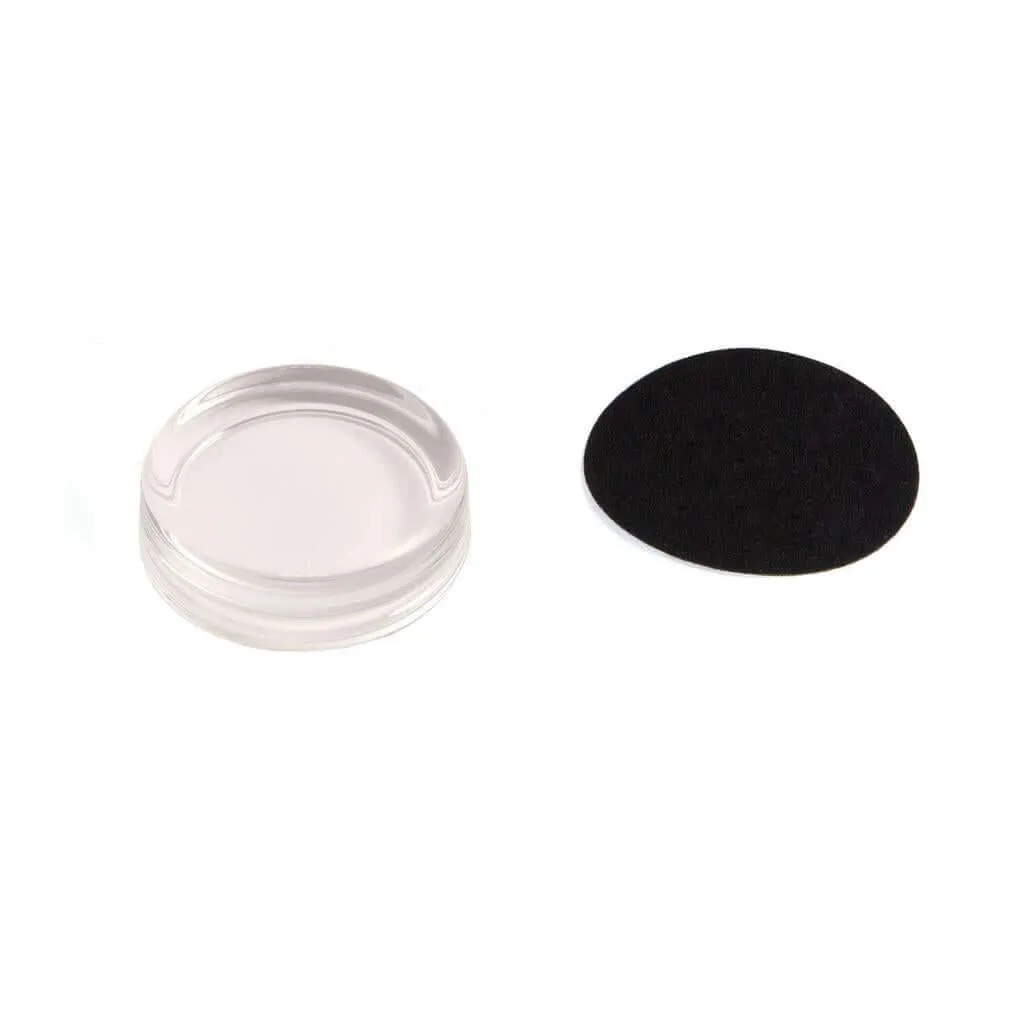 Small 70mm Diameter Glass Paperweight   Felt Base - Insert Size 55mm - Pack of 6