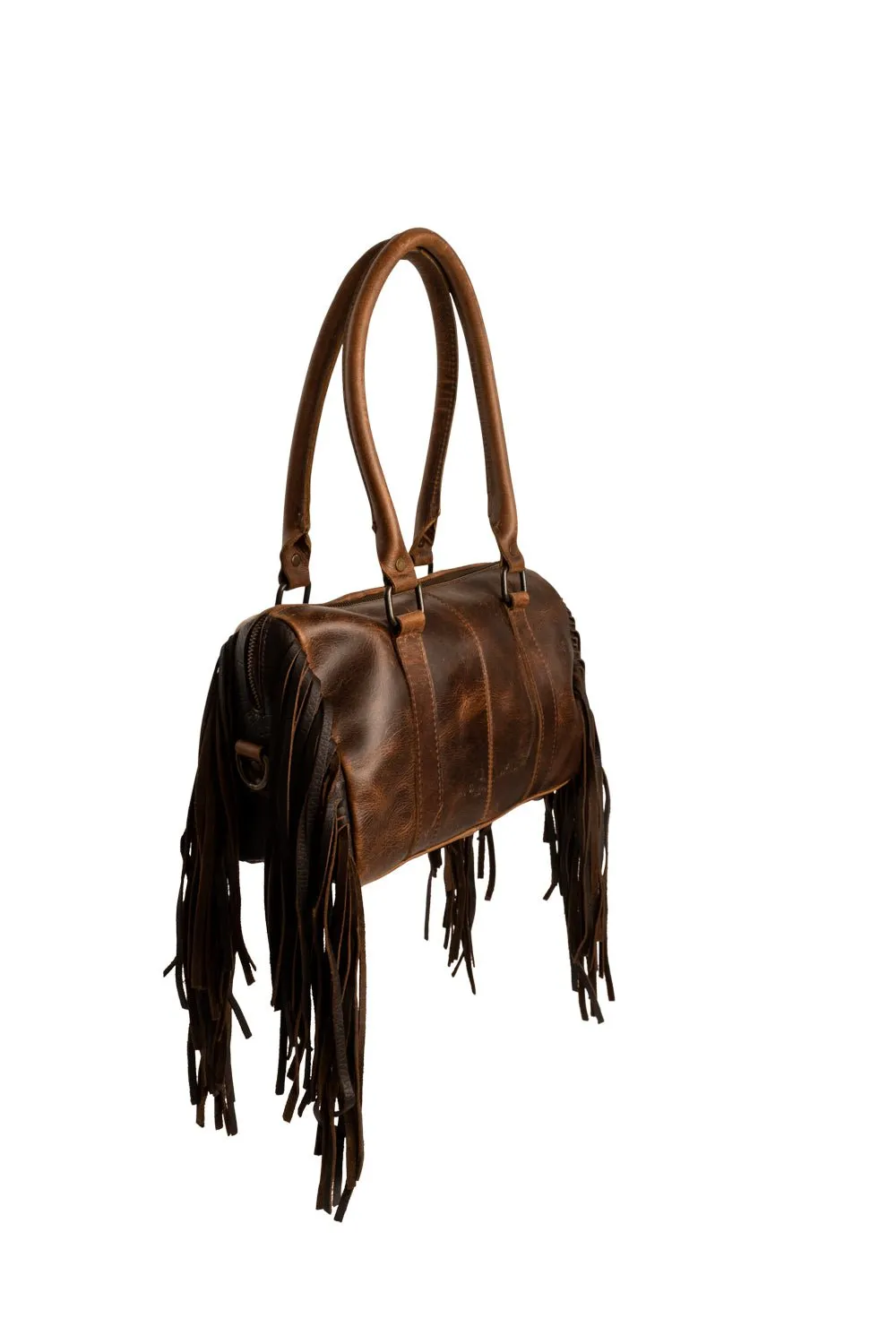STS Ranchwear Womens Chaynee Mountain Multi-Color Leather Satchel Bag