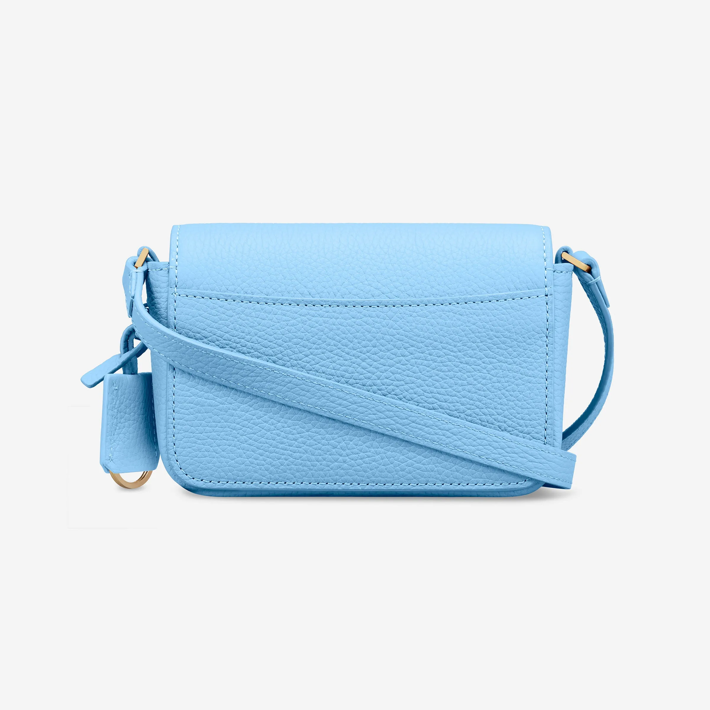 The Micro Flap Bag - Sky Blue