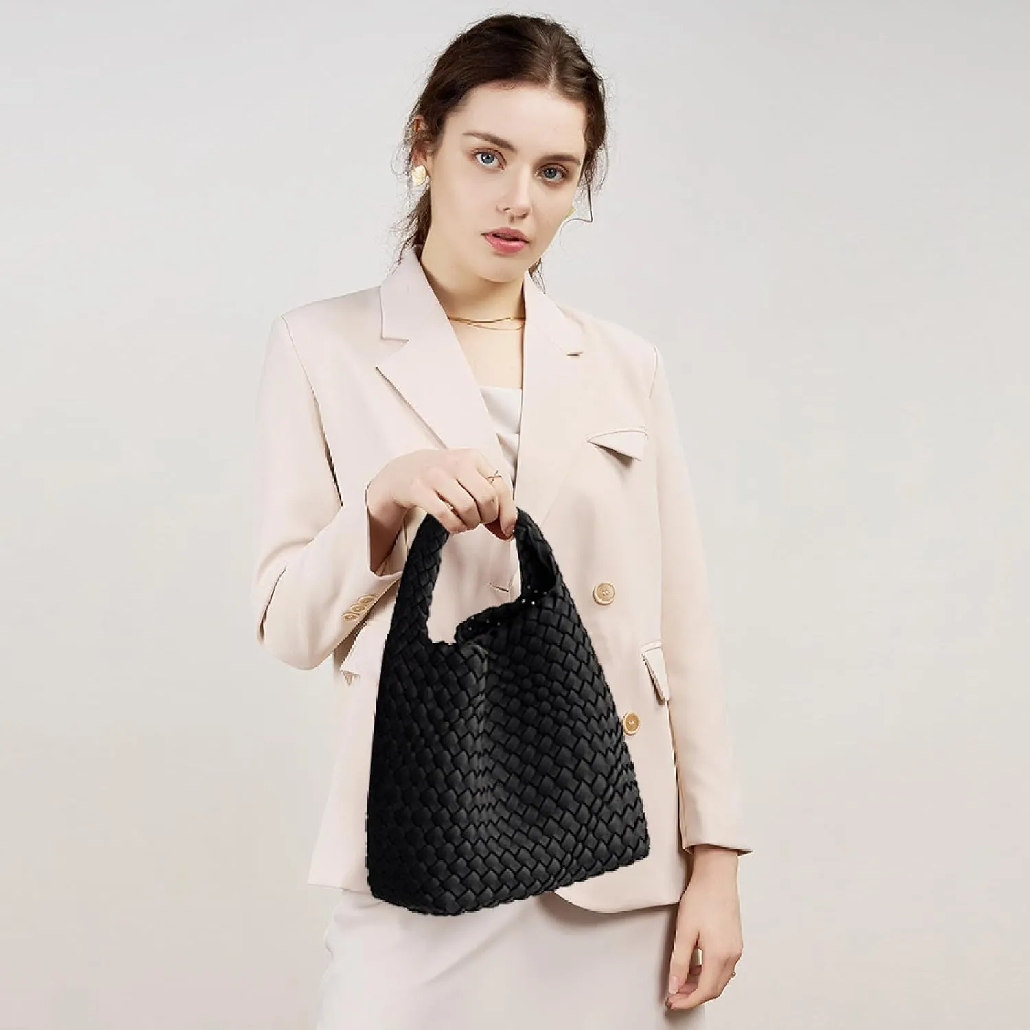 Tote for Women, Ladies Crossbody Handbag, Trendy Shoulder and Bucket Bag, Top-handle Tote Hobo Satchel with Purse