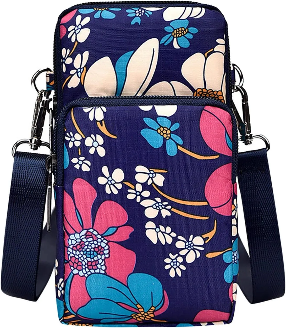 Vegan Leather Small Crossbody Bag for Women Single Shoulder Bags with Adjustable Strap Classic Hiking Bag(G)