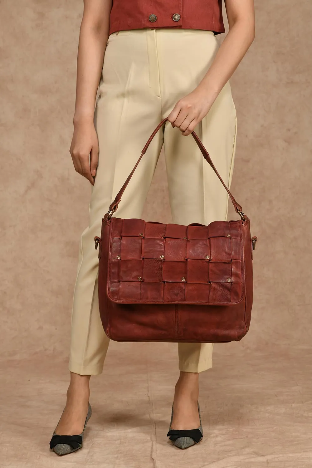Versailles Woven Hobo Bag
