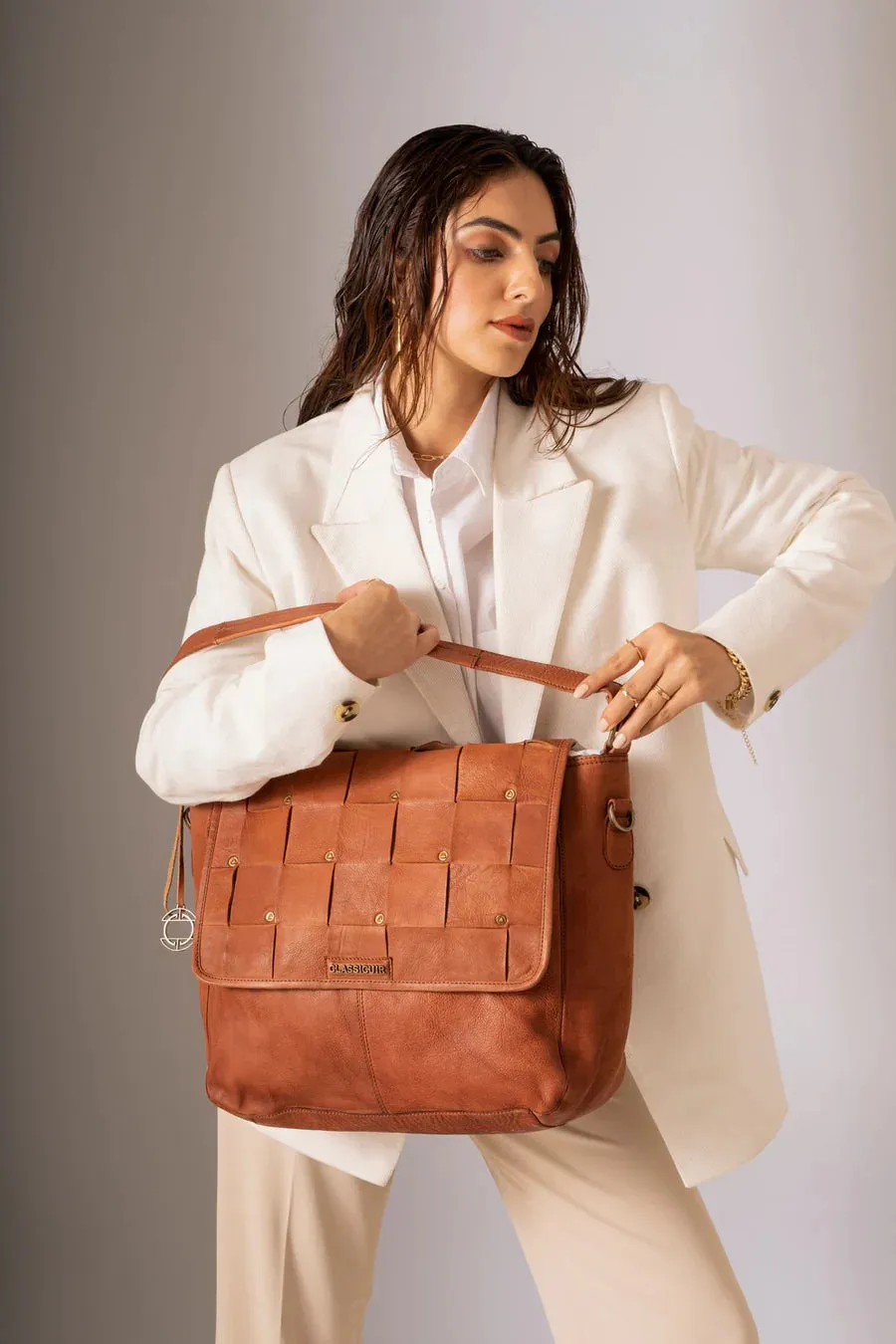 Versailles Woven Hobo Bag