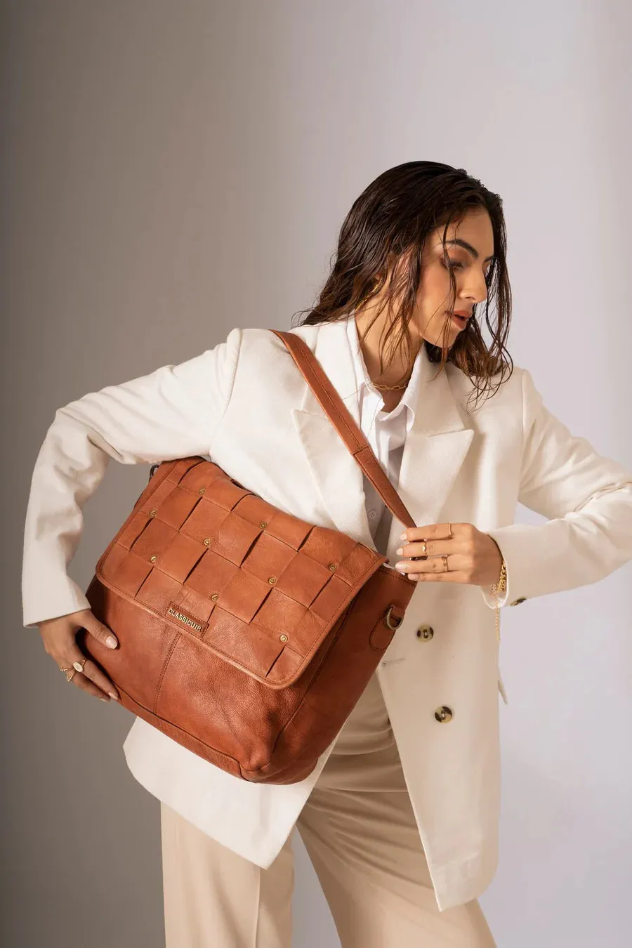 Versailles Woven Hobo Bag