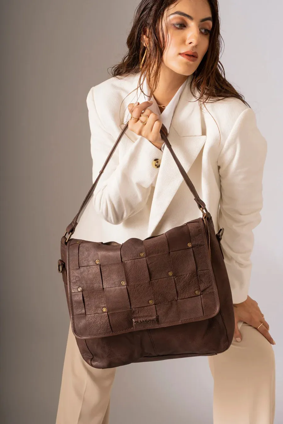 Versailles Woven Hobo Bag