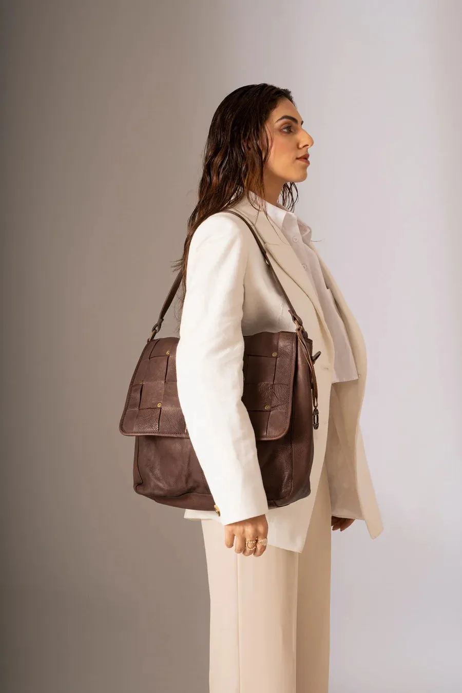 Versailles Woven Hobo Bag