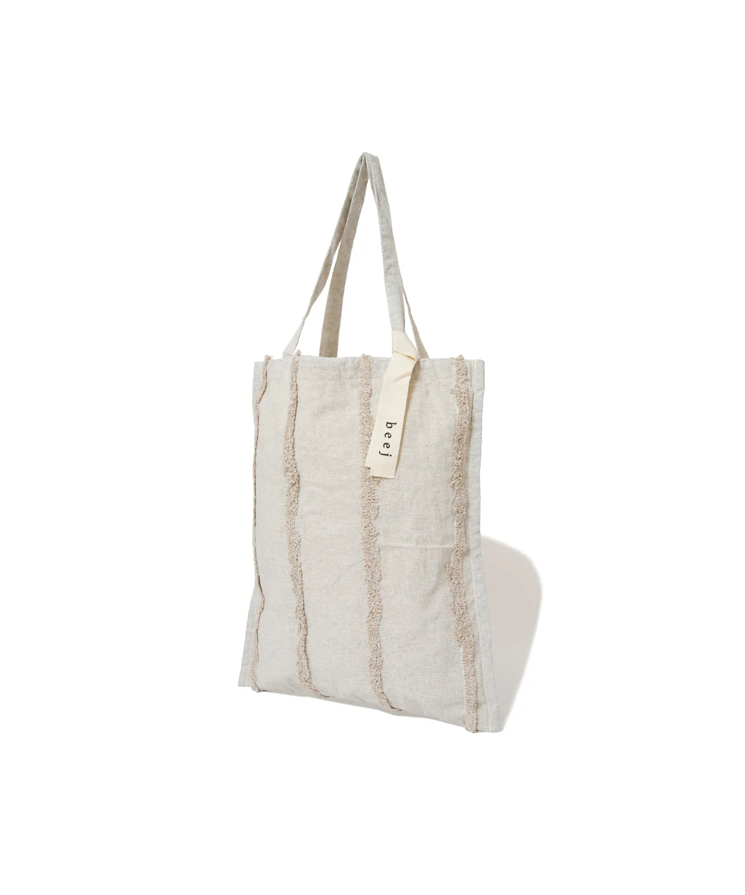 【WOMEN】beej Book bag-tuft stripe