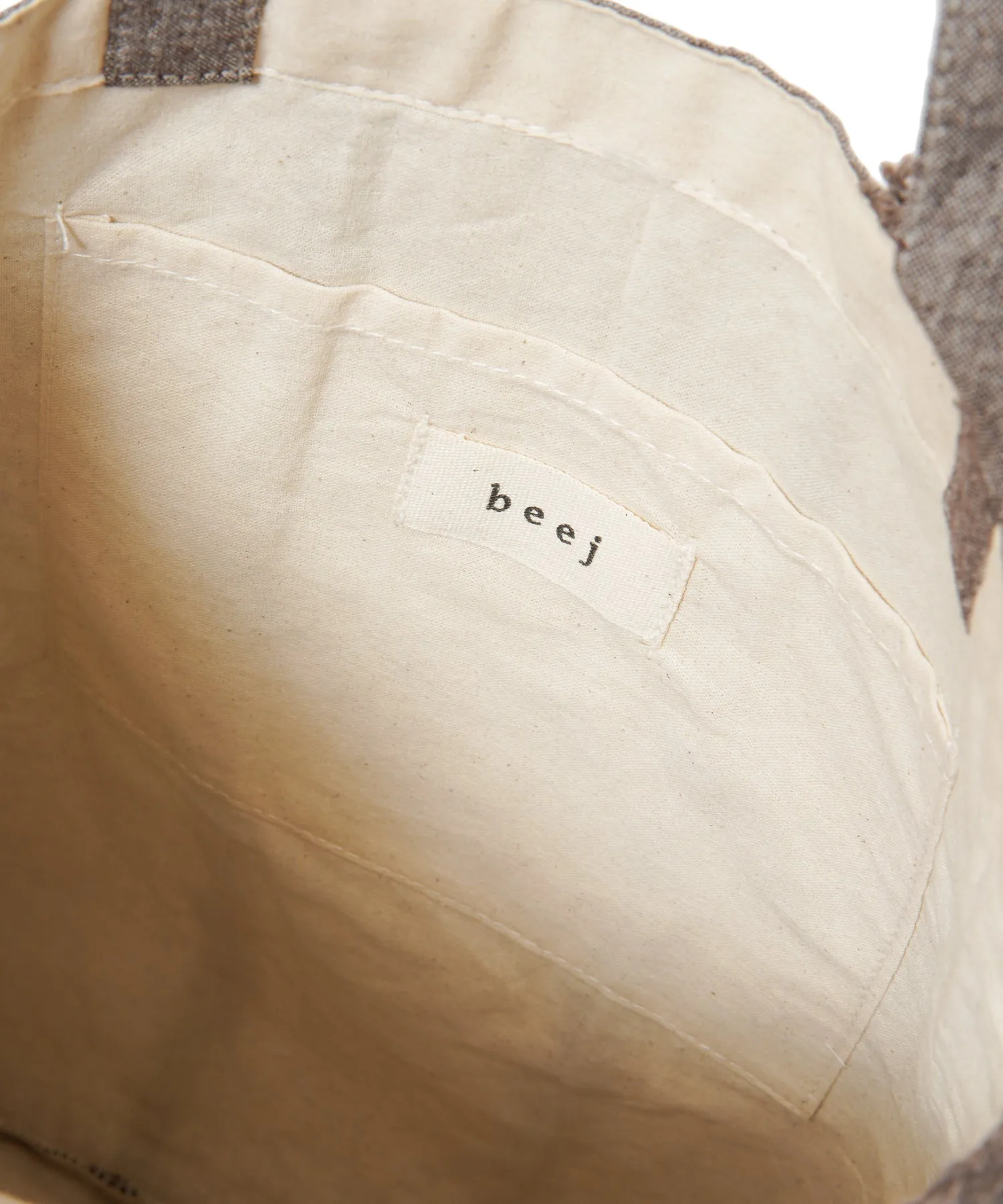 【WOMEN】beej Book bag-tuft stripe