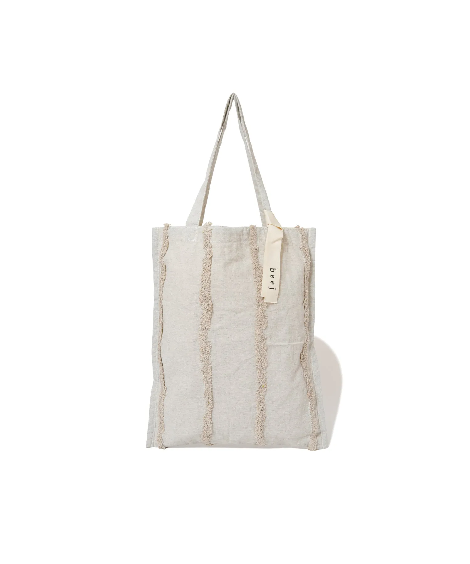 【WOMEN】beej Book bag-tuft stripe