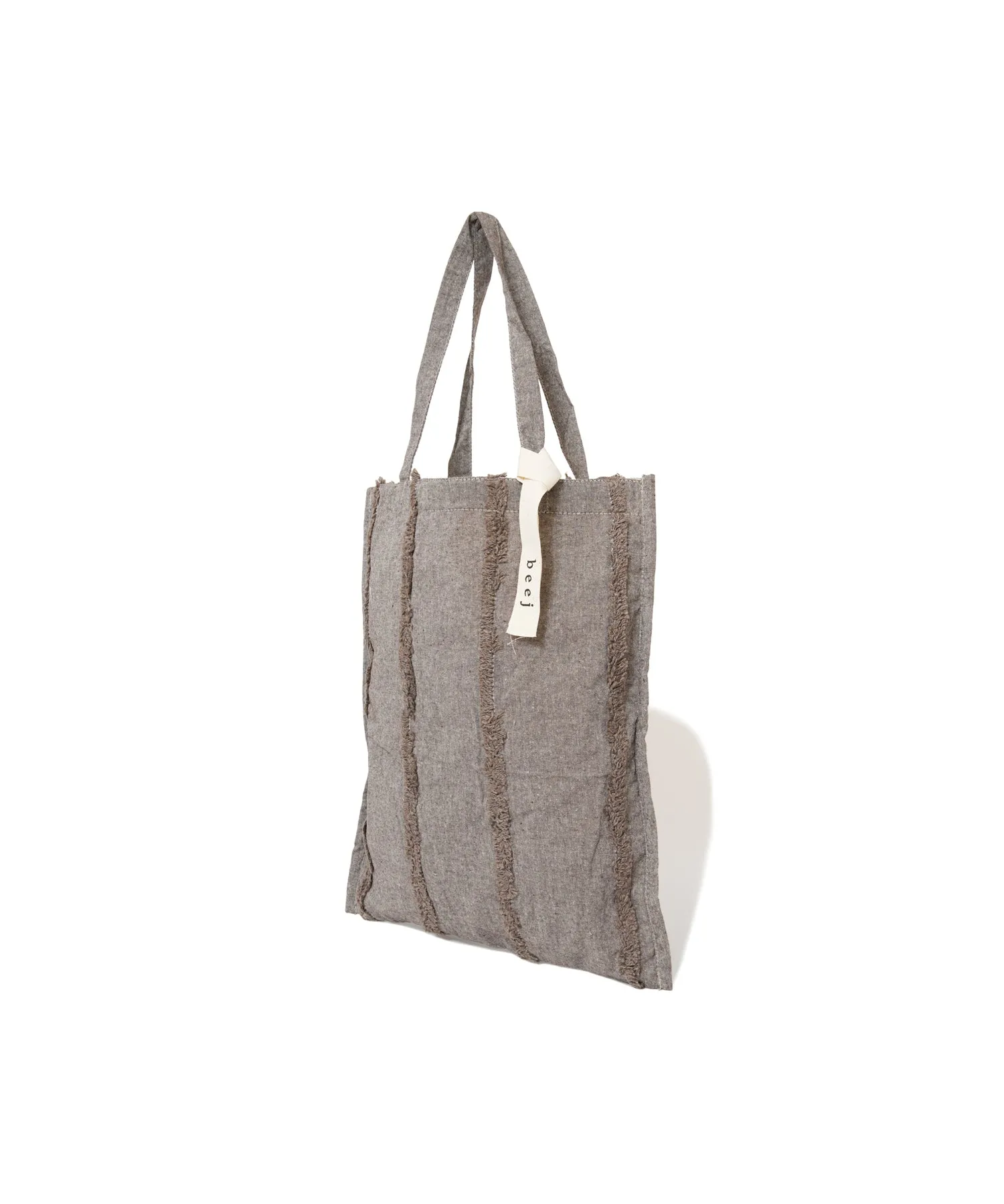 【WOMEN】beej Book bag-tuft stripe