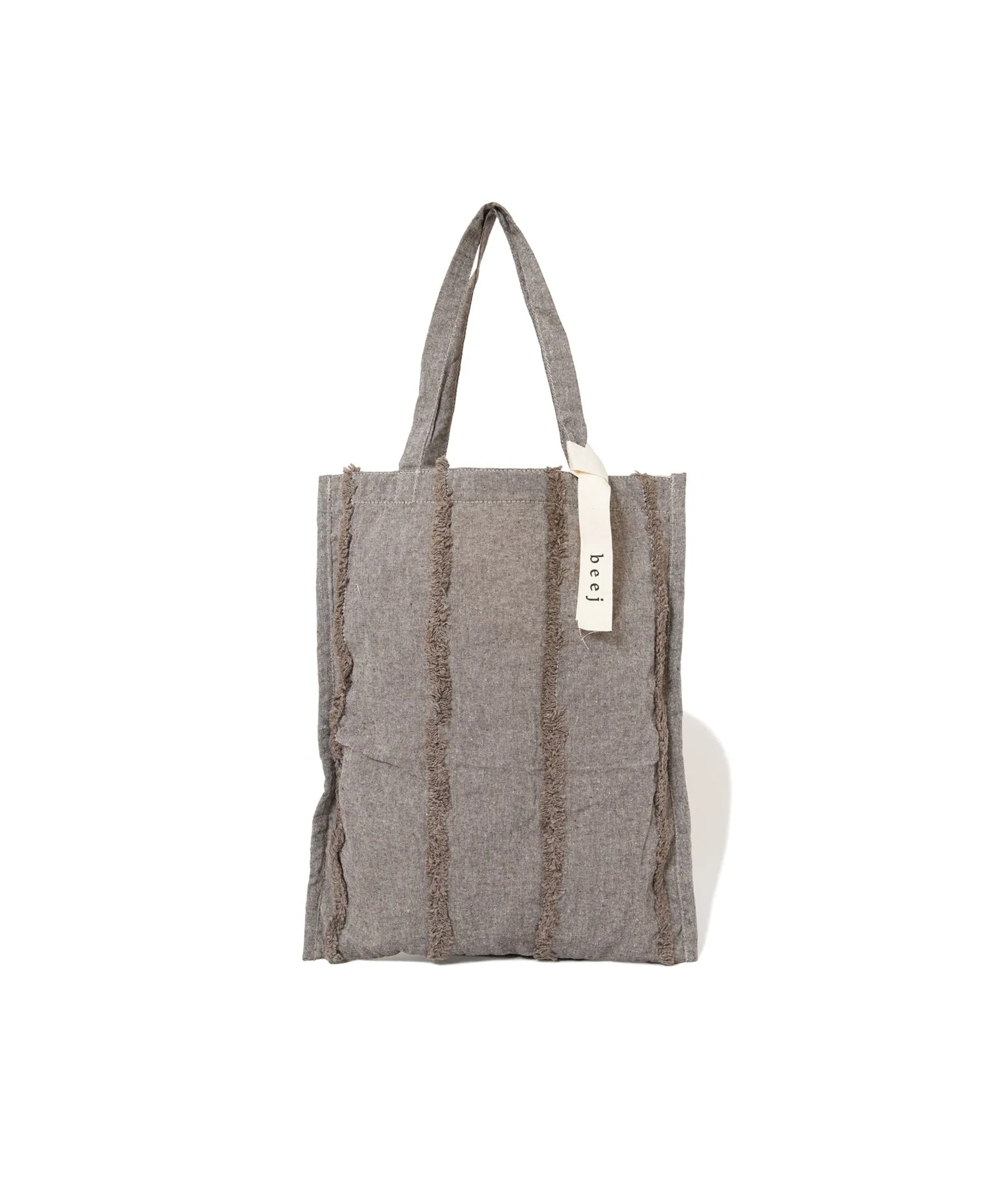 【WOMEN】beej Book bag-tuft stripe