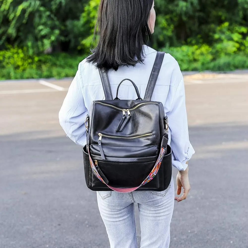Women's Fashion Backpack Purse for Women Leather Multipurpose Design Ladies Shoulder Bag Travel bag Satchel Handbags